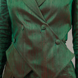 The Axis Suit - Shantung Silk Blazer & Pants