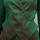 The Axis Suit - Shantung Silk Blazer & Pants