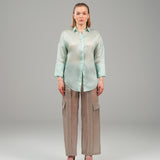 The Fold Pants - Organza Beige
