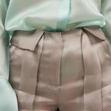 The Fold Pants - Organza Beige