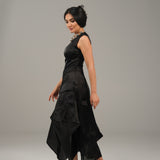 The Juby Dress - Silk Black