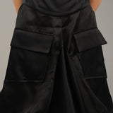 The Juby Dress - Silk Black
