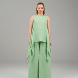 The Breeze Ensemble Blouse - Mint Green