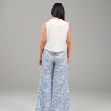 The Breeze Ensemble Pants - Blue Pattern