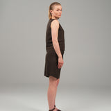 Terra Fold - Layered Hem Linen Sleeveless Top