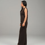 Terra Pants Wide-Leg Linen Pants Coffee