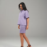 The Soleil Ensemble Shirt & Shorts - Lilac