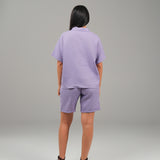 The Soleil Ensemble Shirt & Shorts - Lilac