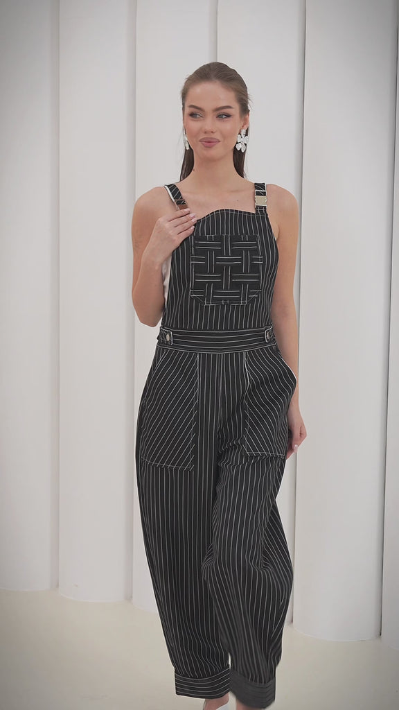 Meridian Over-Jumpsuit by Lumina Eligma – luxury merino wool utility jumpsuit with sculpted silhouette