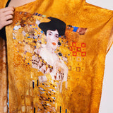 Short Kimono Pareo Mulberry Silk - Gustav Klimt Adele Bloch Bauer