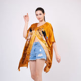 Short Kimono Pareo Mulberry Silk - Gustav Klimt Adele Bloch Bauer