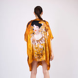 Short Kimono Pareo Mulberry Silk - Gustav Klimt Adele Bloch Bauer