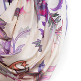 Vivid Prints Modal Silk Scarves - Gentle Paisley