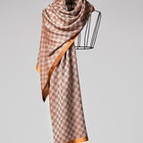 Checkers Silk Scarf
