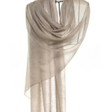 Simply Sparge Micro Baby Cashmere Stole - Sepia