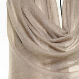 Simply Sparge Micro Baby Cashmere Stole - Sepia