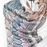 Goddess Wings Shawl Embroidered Cashmere Shawl - Ivory