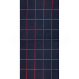 Reversible Mo-shmere Modal Cashmere Checkers Shawl - Dark Navy Red