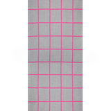 Reversible Mo-shmere Modal Cashmere Checkers Shawl - Gray Fuschia