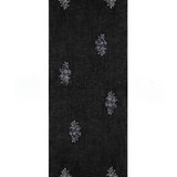 Sparge Cashmere Embroidery Sequence Shawls - Black