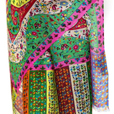 Micro Modal Cashmere Printed Embroidery Shawl Mo-Shmere - Funky Paisley