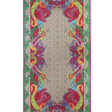 Micro Modal Cashmere Printed Embroidery Shawl Mo-Shmere - Funky Paisley