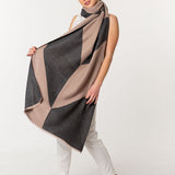 Symmetric Mo-shmeres Triangles Dual Tone - Sepia Ash