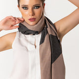 Symmetric Mo-shmeres Triangles Dual Tone - Sepia Ash