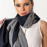 Symmetric Mo-shmeres Triangles Dual Tone - Gray Black