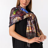 Old Venice Soft Fluff Canvas Modal Shawls