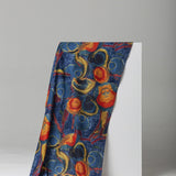 Bubble Color Fun Modal Scarves - Blue