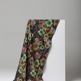 Ash Green Soft Fluff Flower Modal Scarves