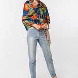 Bubble Color Fun Modal Scarves - Green