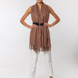 Sky Wool Simple Fringes Scarves ( Multiple Colors )