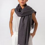 Sky Wool Simple Fringes Scarves ( Multiple Colors )