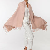 Sky Wool Simple Fringes Scarves ( Multiple Colors )