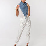 Sky Wool Simple Fringes Scarves ( Multiple Colors )