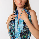 Van Gohg Fields Soft Fluff Canvas Modal Shawls