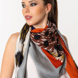 Silk-Mere Cheetah Square Print - Cheetah Love