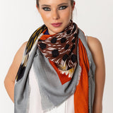 Silk-Mere Cheetah Square Print - Cheetah Love