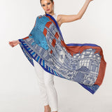 Silk-Mere Canvas Prints Shawl - Flyfish Court