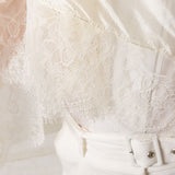 Intimate Silk with Lace Stole Bridal