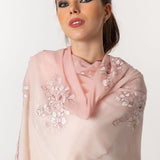 Spirit Flowers Embroidered Sparge Cashmere Scarves