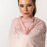 Spirit Flowers Embroidered Sparge Cashmere Scarves