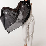 I Heart Cashmere Embroidered Shawl