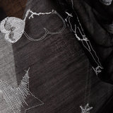 I Heart Cashmere Embroidered Shawl