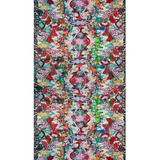 Micro Modal Cashmere Printed Embroidery Shawl Mo-Shmere - Cream Carnation