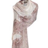 Desert Dwellers Baby Cashmere Shawl - Ivory Brown