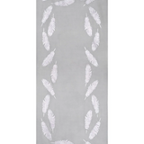 Angel Feathers Crystal Feathers Shawl Stole - Light Gray Silver