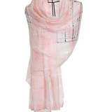 Web Felted Baby Cashmere Shawl - Baby Pink